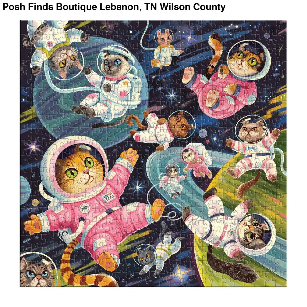 A Space Meowdyssey 500 Piece Puzzle
