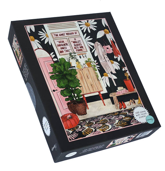 Wallet Glasses Keys -1000 piece soft touch Jigsaw Puzzle - Posh Finds