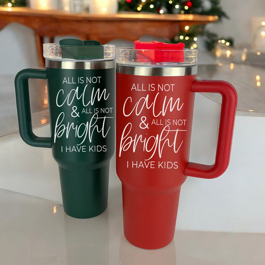 All is Not Calm Tumbler Green - Posh Finds