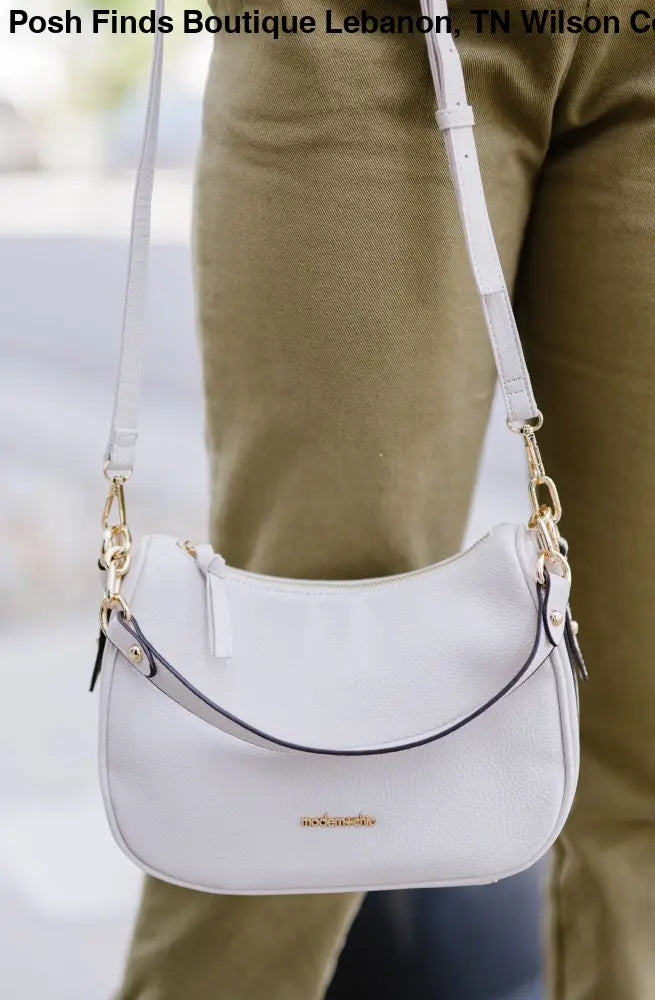 Ashton Saddle Crossbody Purse Handbag Pink or Taupe - Posh Finds