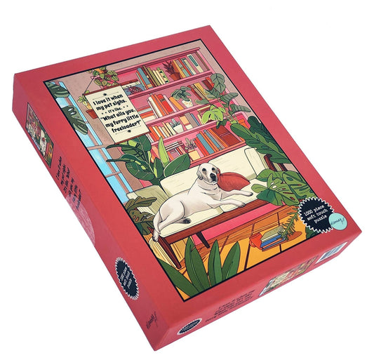 Love it when my pet sighs | Furry Little Freeloader | Puzzle - Posh Finds