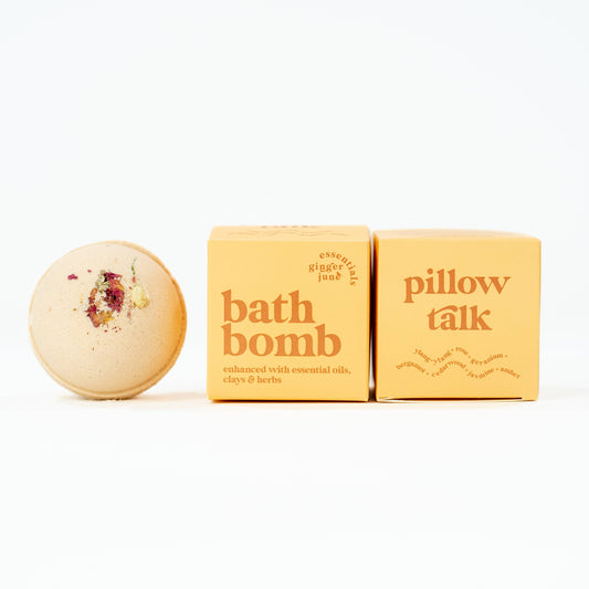 PILLOW TALK  100% BOTANICAL BATH BOMB