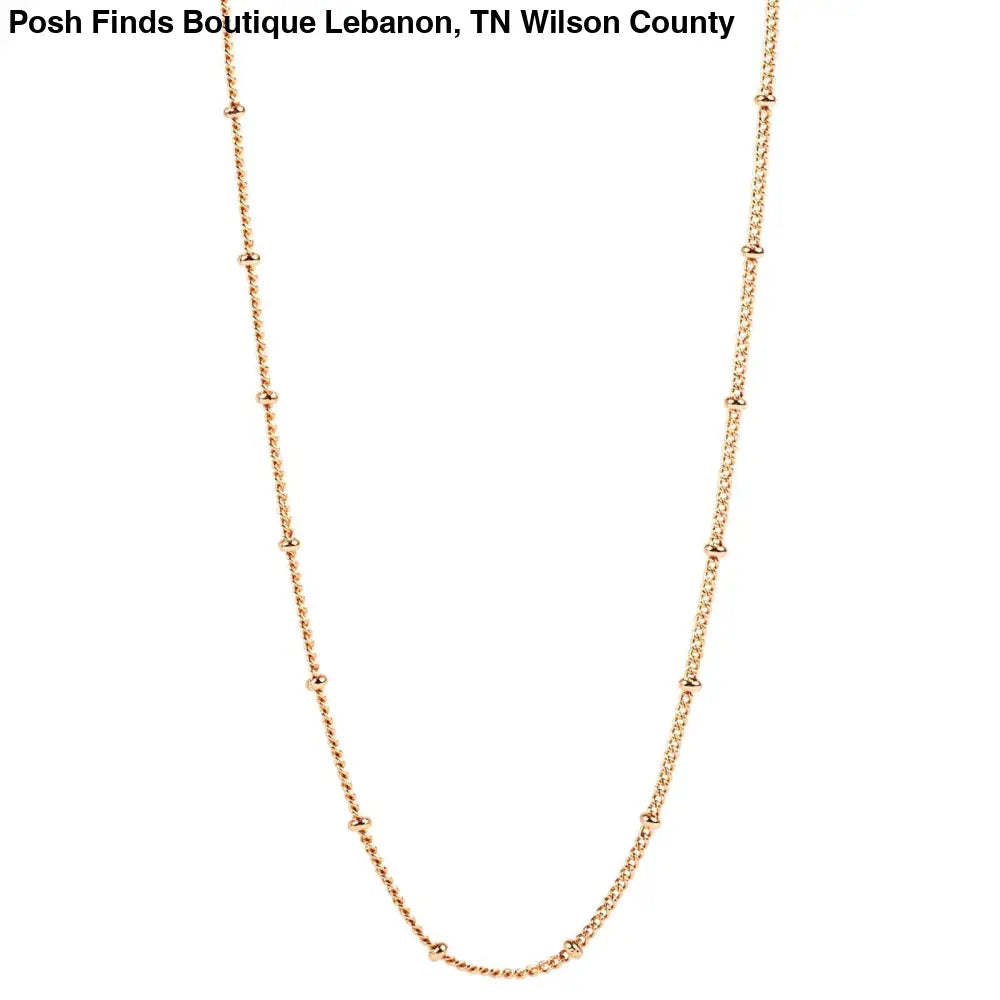 Ball Station Chain: Silver / 18-20" - Posh Finds