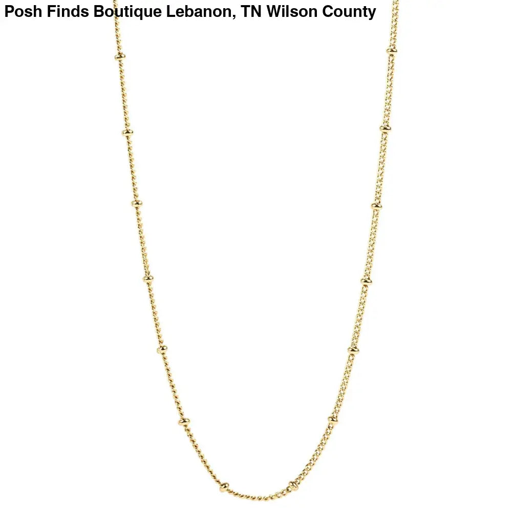 Ball Station Chain: Silver / 18-20" - Posh Finds