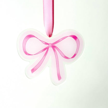 Pink Bow Ornament | Coquette