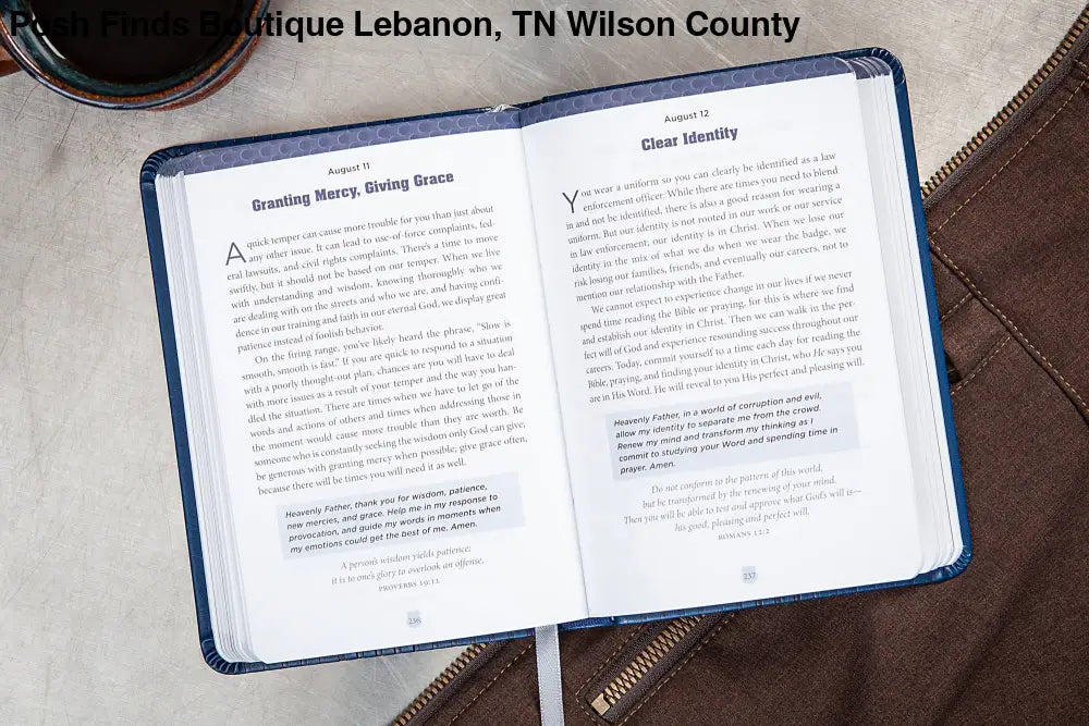 Behind the Badge (Devotional for Law Enforcement) - Posh Finds