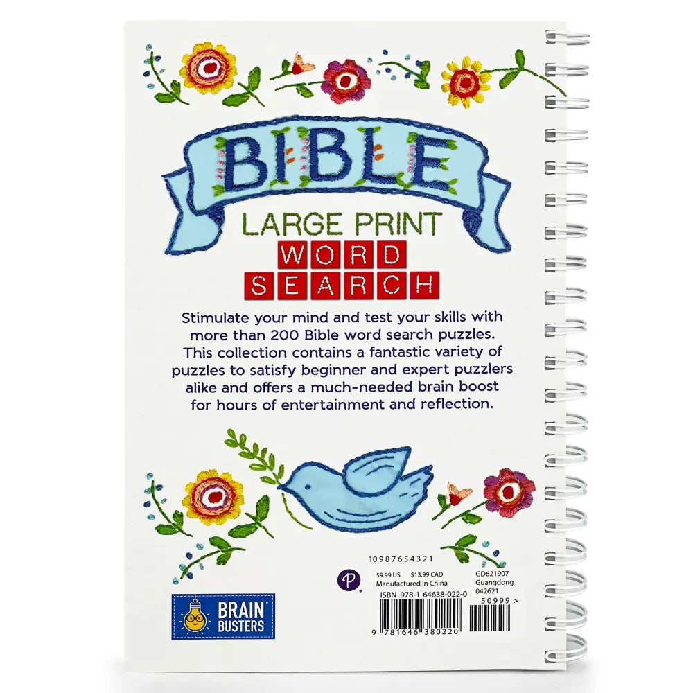 Bible Large Print Religious Word Search Adult Puzzle Book