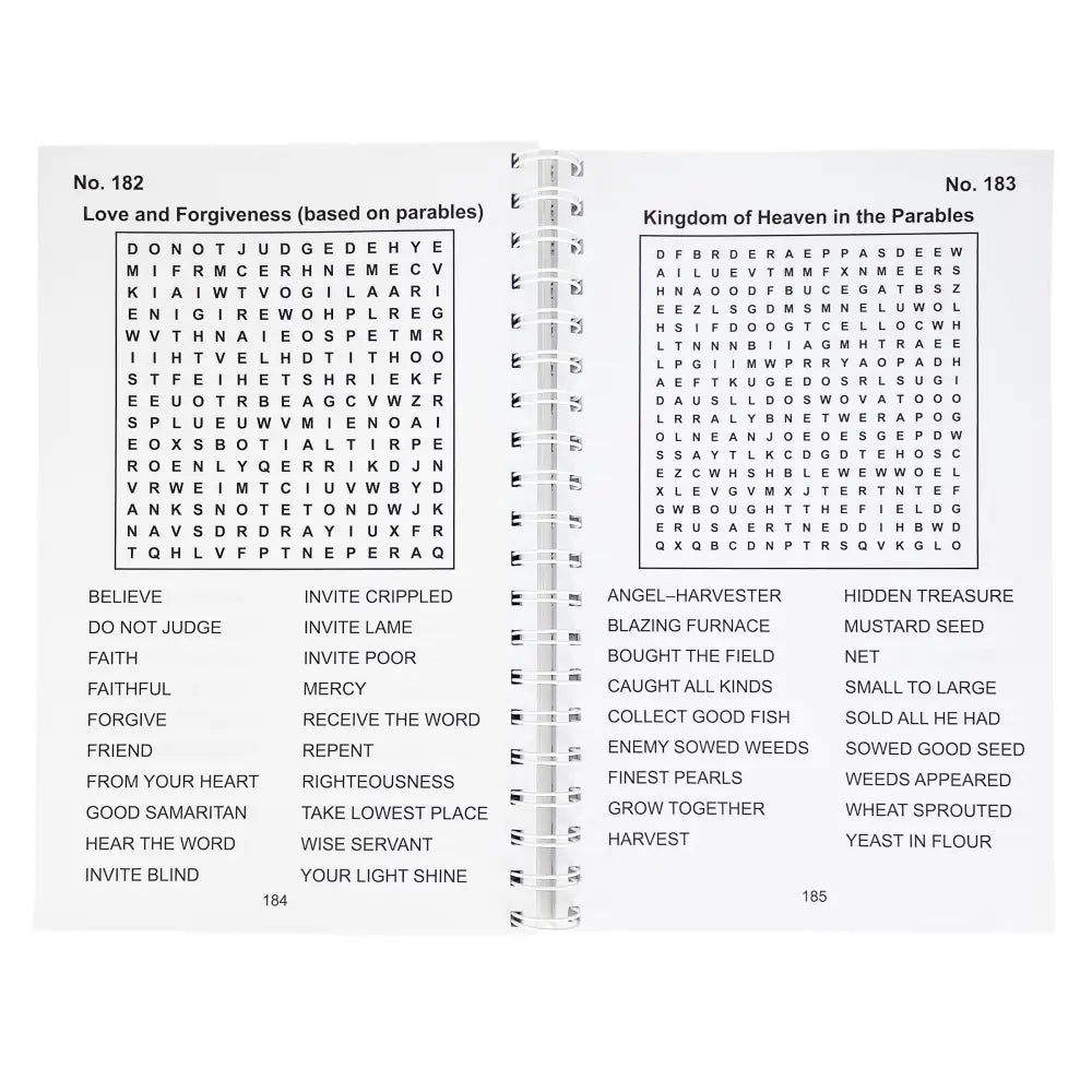 Bible Large Print Religious Word Search Adult Puzzle Book