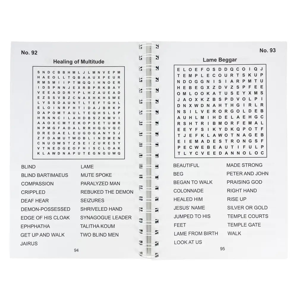Bible Large Print Religious Word Search Adult Puzzle Book