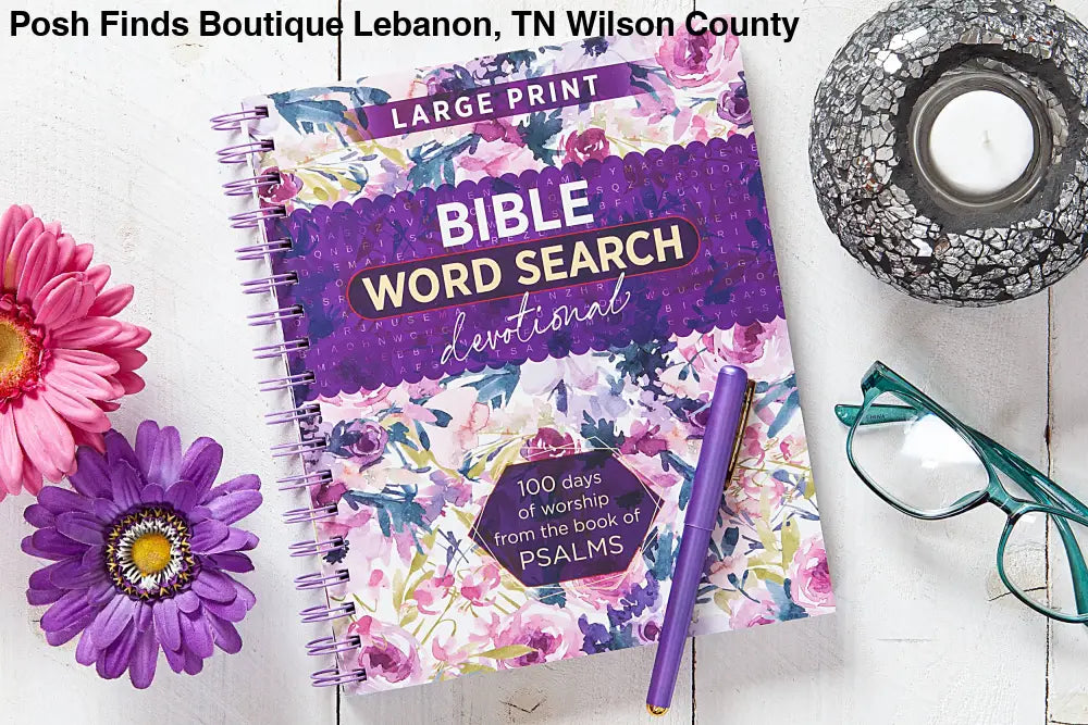 Bible Word Search Devotional - Posh Finds