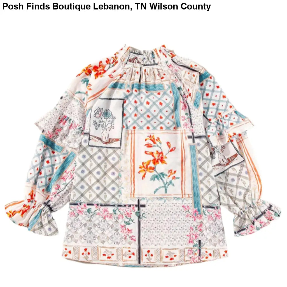 Boho Floral Blouse January - Posh Finds