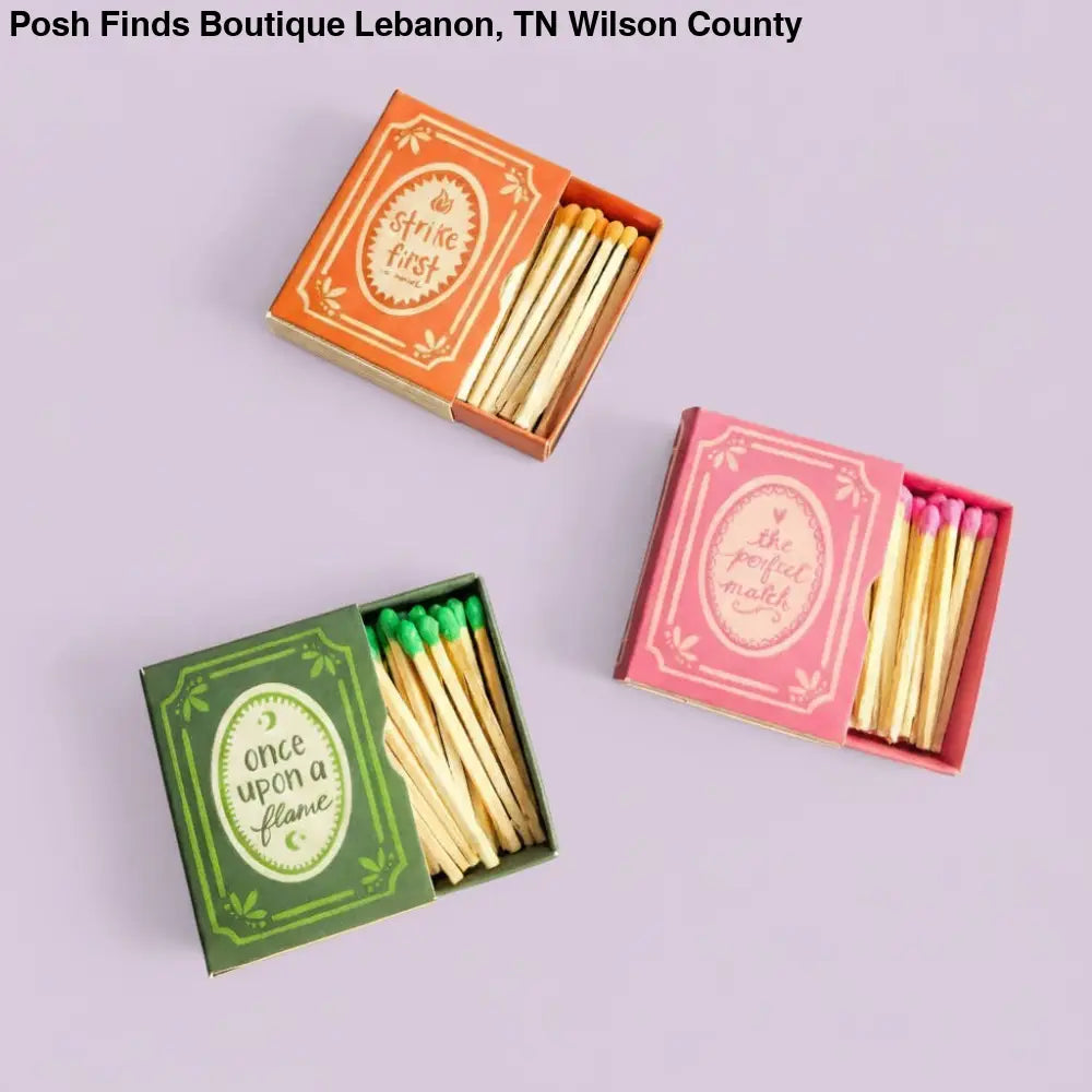 Bookish Book Themed Matchboxes: The Perfect Match - Posh Finds