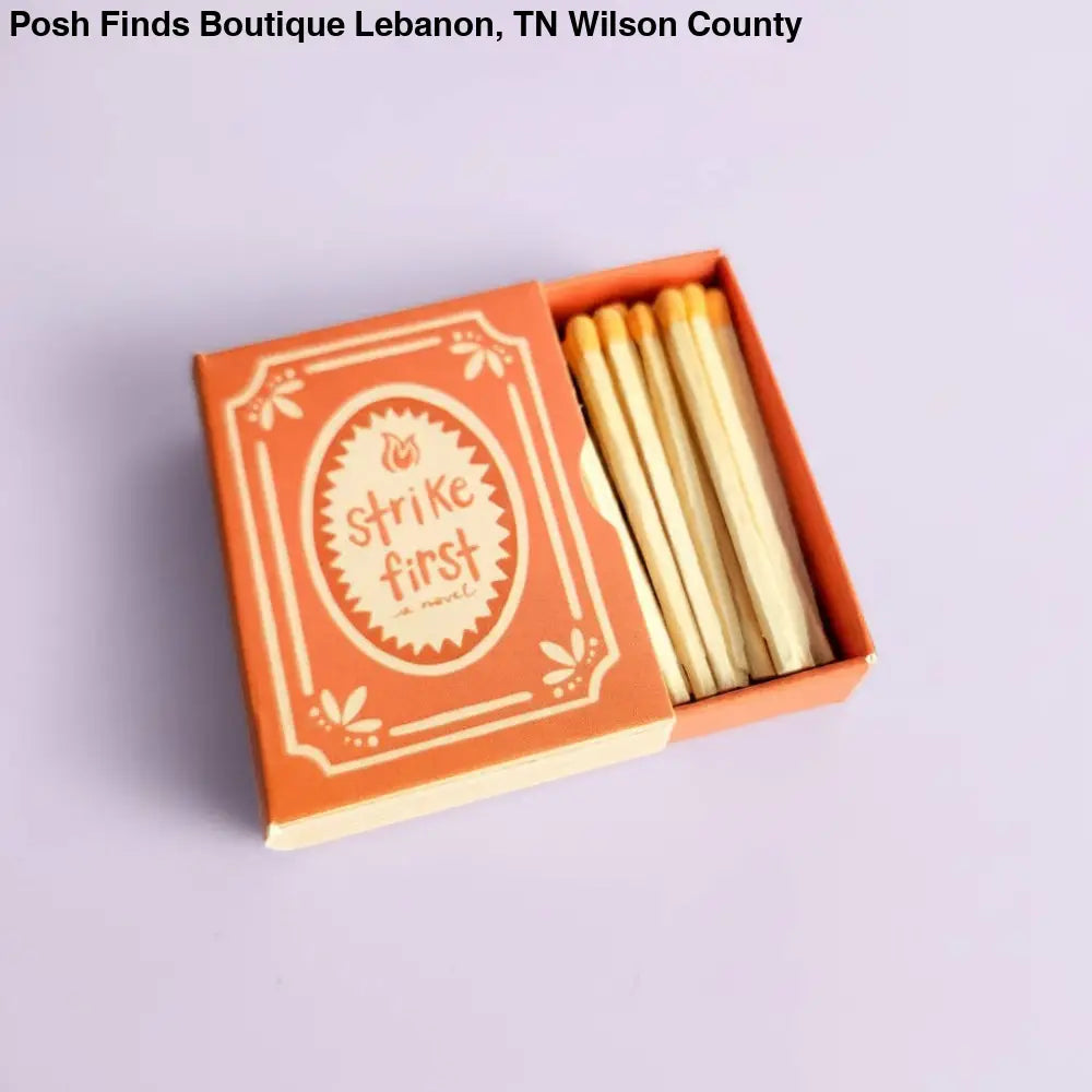 Bookish Book Themed Matchboxes: The Perfect Match - Posh Finds