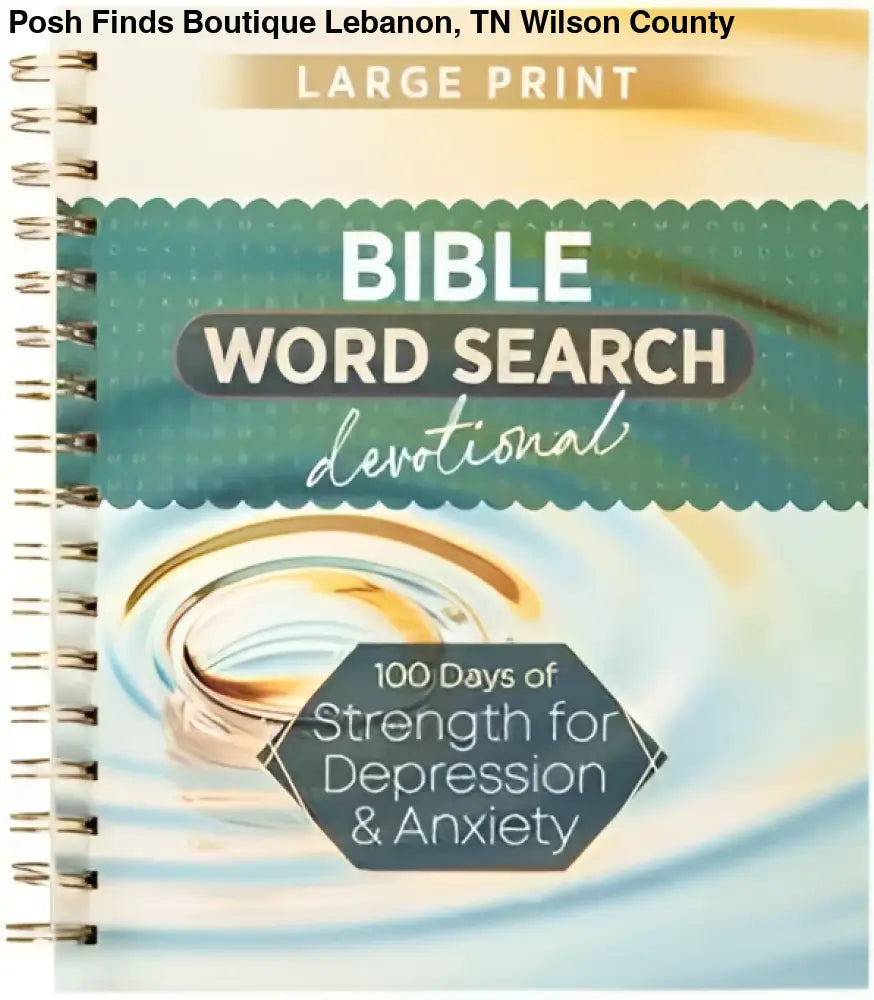 Broadstreet Publishing 100 Days of Strength for Depression & Anxiety - Posh Finds