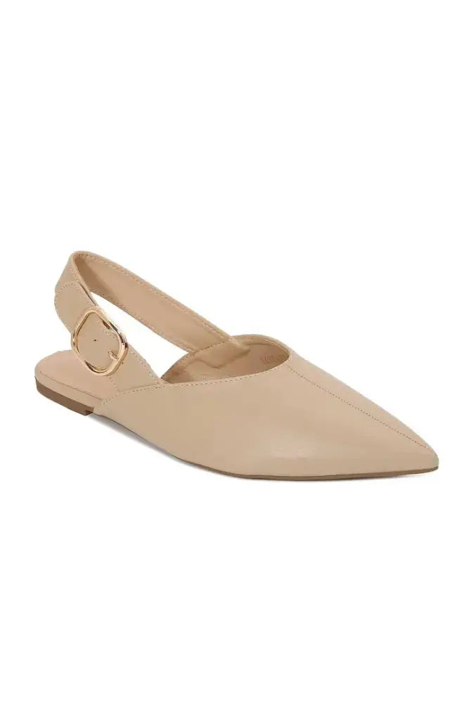 BS-YOLLANDA - Pointed Toe Slingback Flat: Wine / 12BB: 6(1)-6.5(1)- 7(1)-7.5(1)-8(1)-8.5(2)-9(2)-10(2)-11(1)