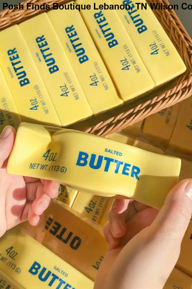 Butter Sticker Squishy Toy: Yellow - toys