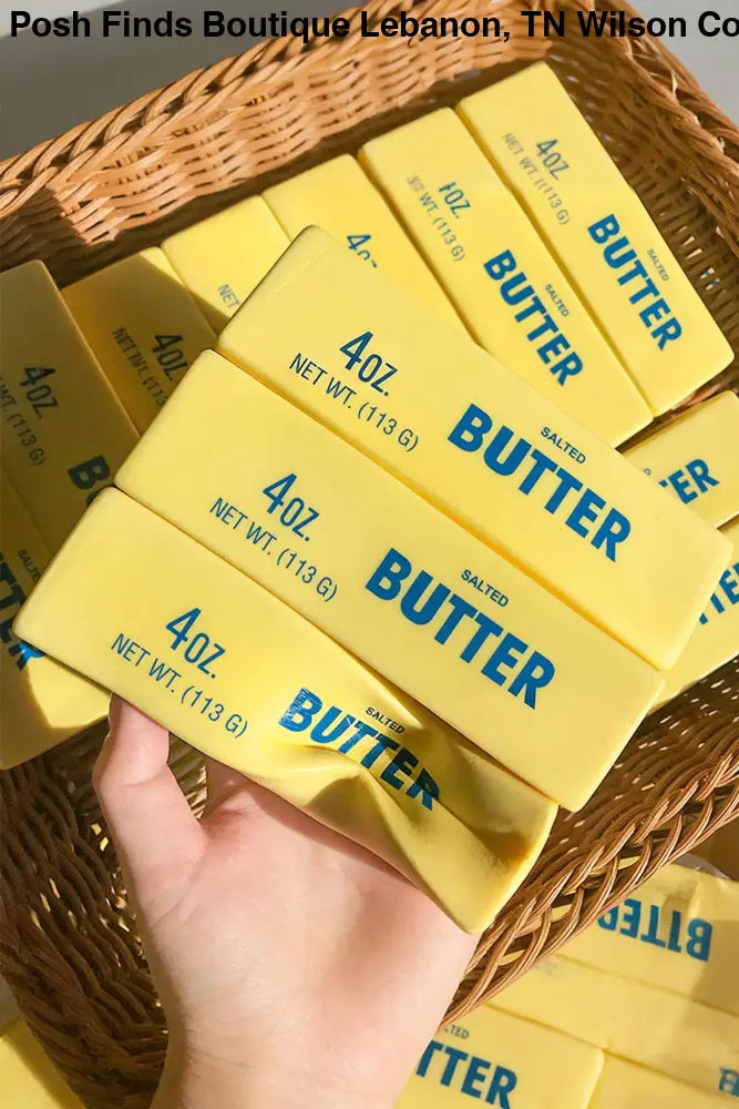 Butter Sticker Squishy Toy: Yellow - toys