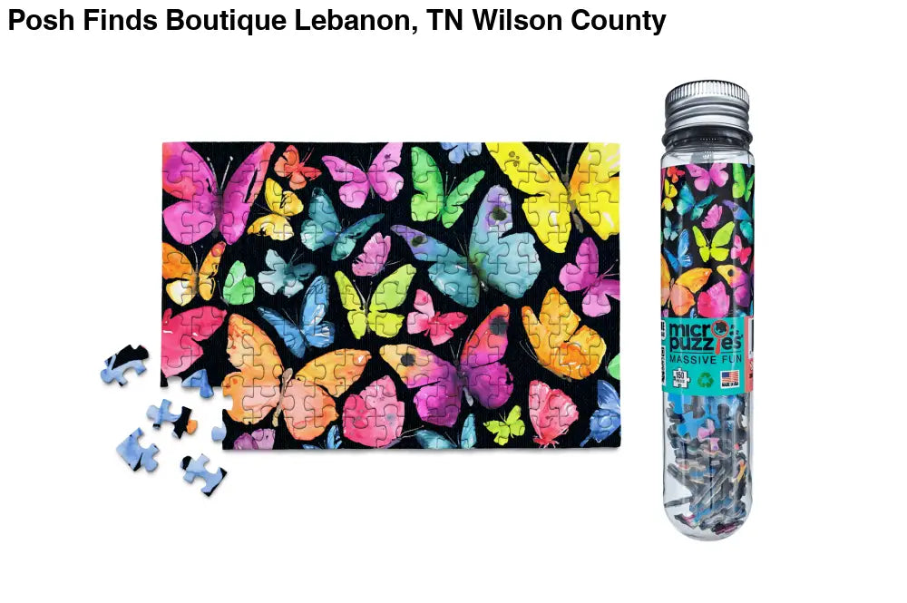 Butterflies Mini Jigsaw Puzzle - Posh Finds