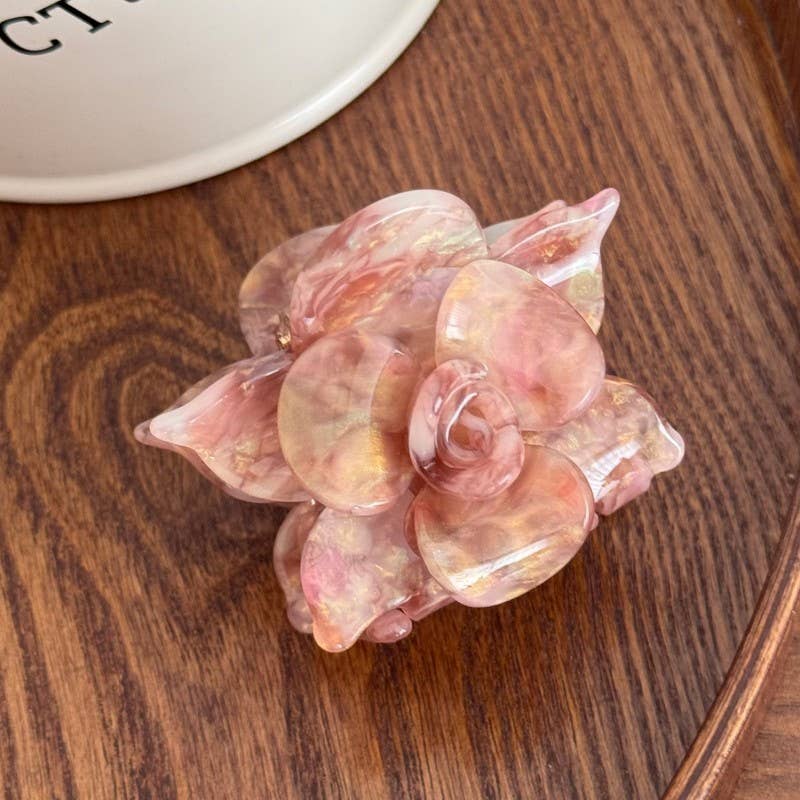 FLOWER POP COLOR HAIR CLAW CLIPS - Posh Finds