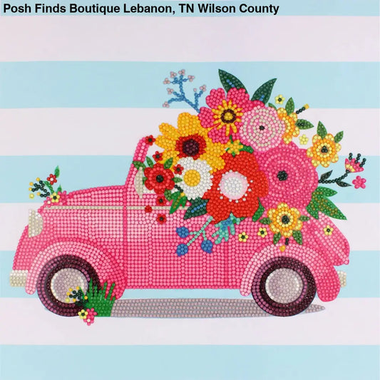 Camelot Dots - Floral Bug Diamond Painting Kit - Posh Finds