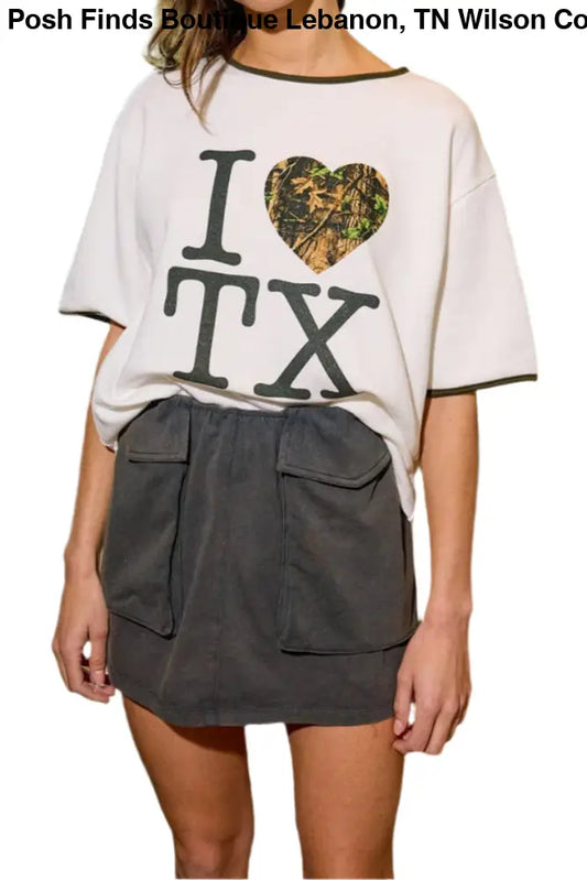 Cargo Style Washed Skort W Built-In Micro Shorts: Charcoal - Posh Finds