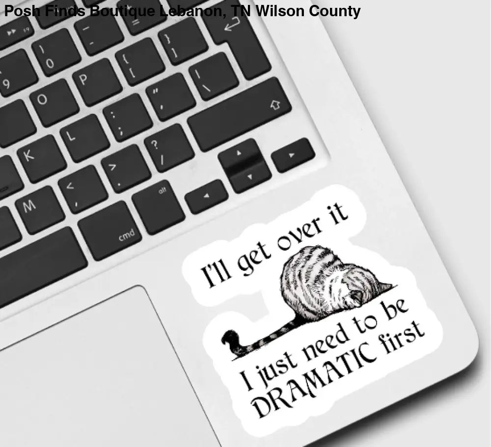 Cat I’ll Get Over It Dramatic First Sticker