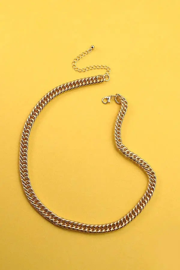 CLASSIC FOX TAIL CHAIN NECKLACE | 31N22281: GOLD