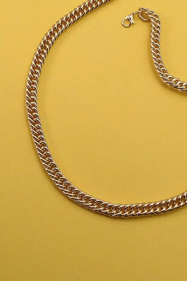 CLASSIC FOX TAIL CHAIN NECKLACE | 31N22281: GOLD