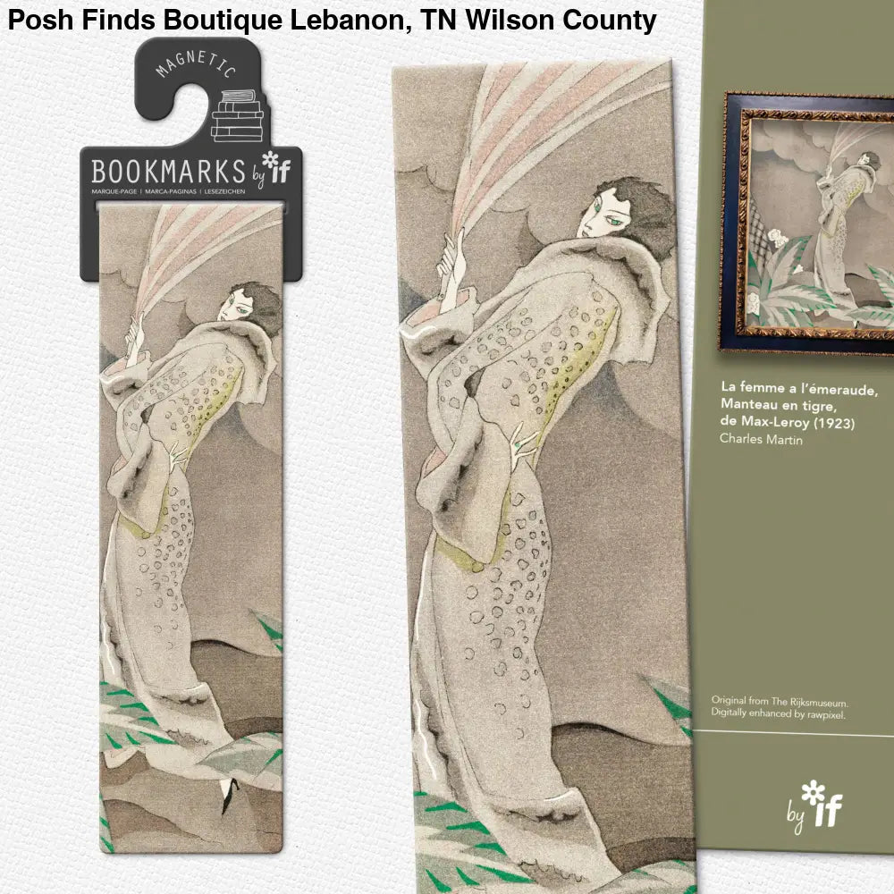 Classics Bookmarks: Flowers in a Blue Vase - Posh Finds