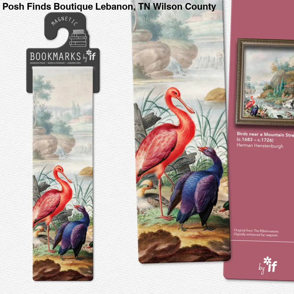 Classics Bookmarks: Flowers in a Blue Vase - Posh Finds