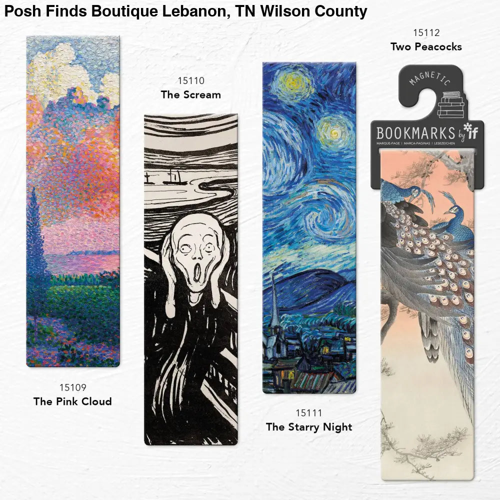 Classics Bookmarks: Flowers in a Blue Vase - Posh Finds