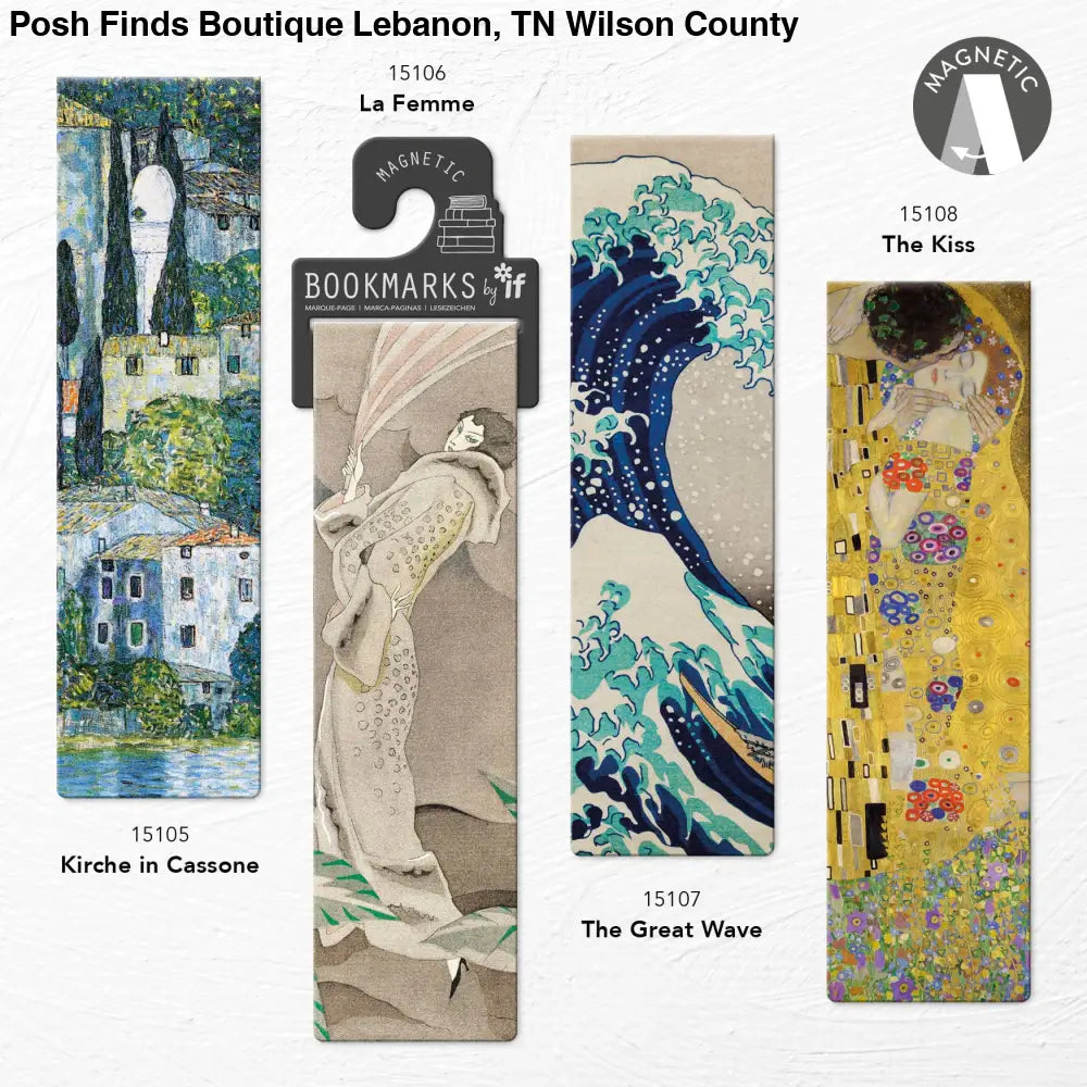 Classics Bookmarks: Flowers in a Blue Vase - Posh Finds