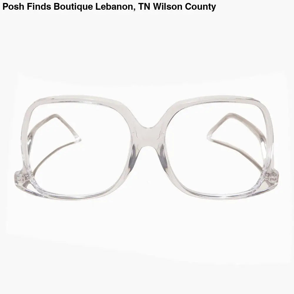 Clear Oversized Reader or Bifocal Glasses - Mia: Clear - Bifocal / 1.50 - Posh Finds