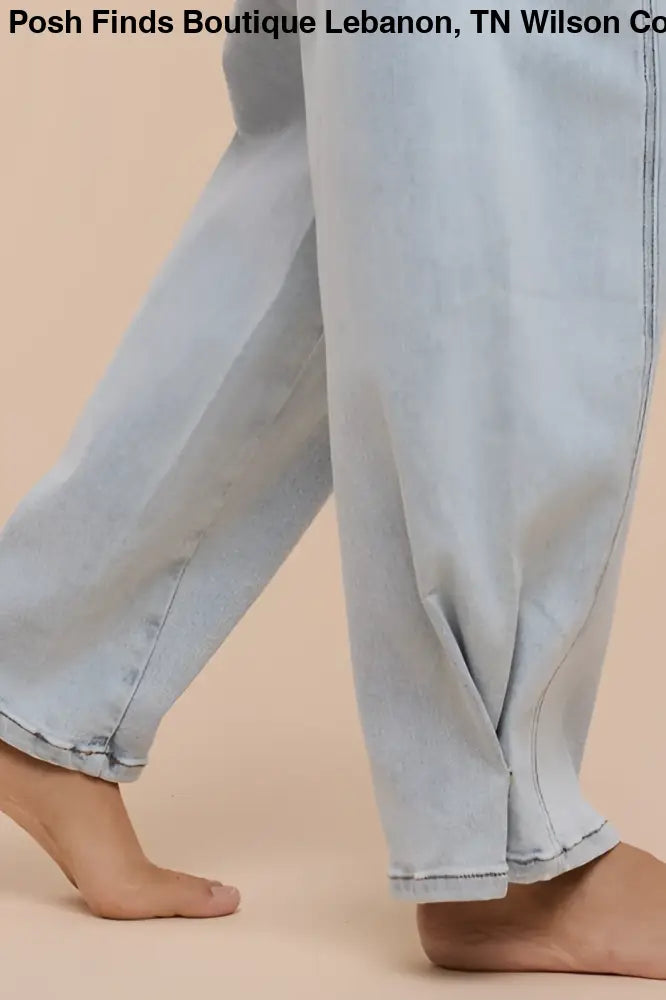 Convertible Wide to Barrel Jeans - Posh Finds