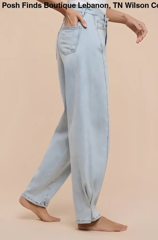 Convertible Wide to Barrel Jeans - Posh Finds