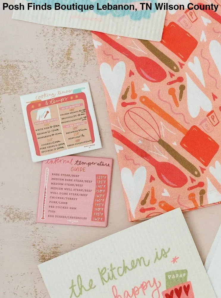 Cooking Times & Temps Magnet - Posh Finds