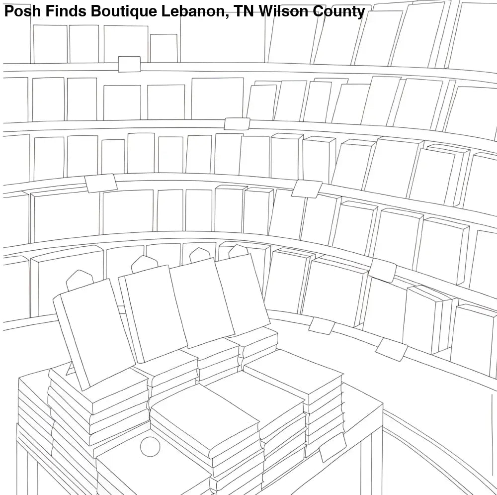 Cozy Bookshops: Colouring Book - Posh Finds