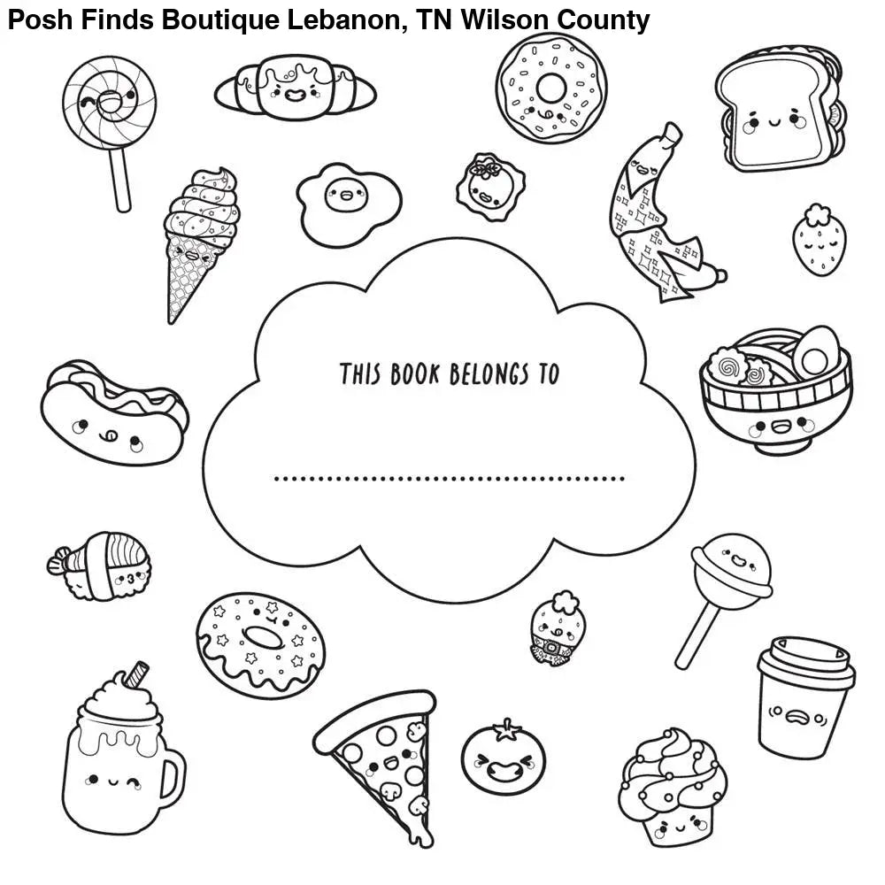 Cozy Coloring: Food & Snacks - Posh Finds