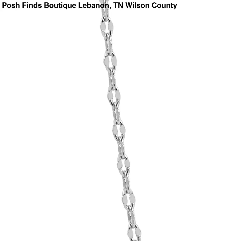 Dainty Faceted Cable Chain: Gold / 16-19" - Posh Finds