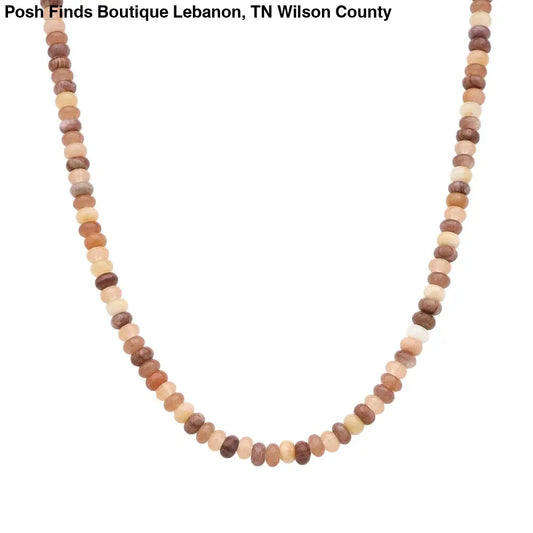 Dark Pink Multi Color Beaded "Candy" Beaded Necklace - Posh Finds