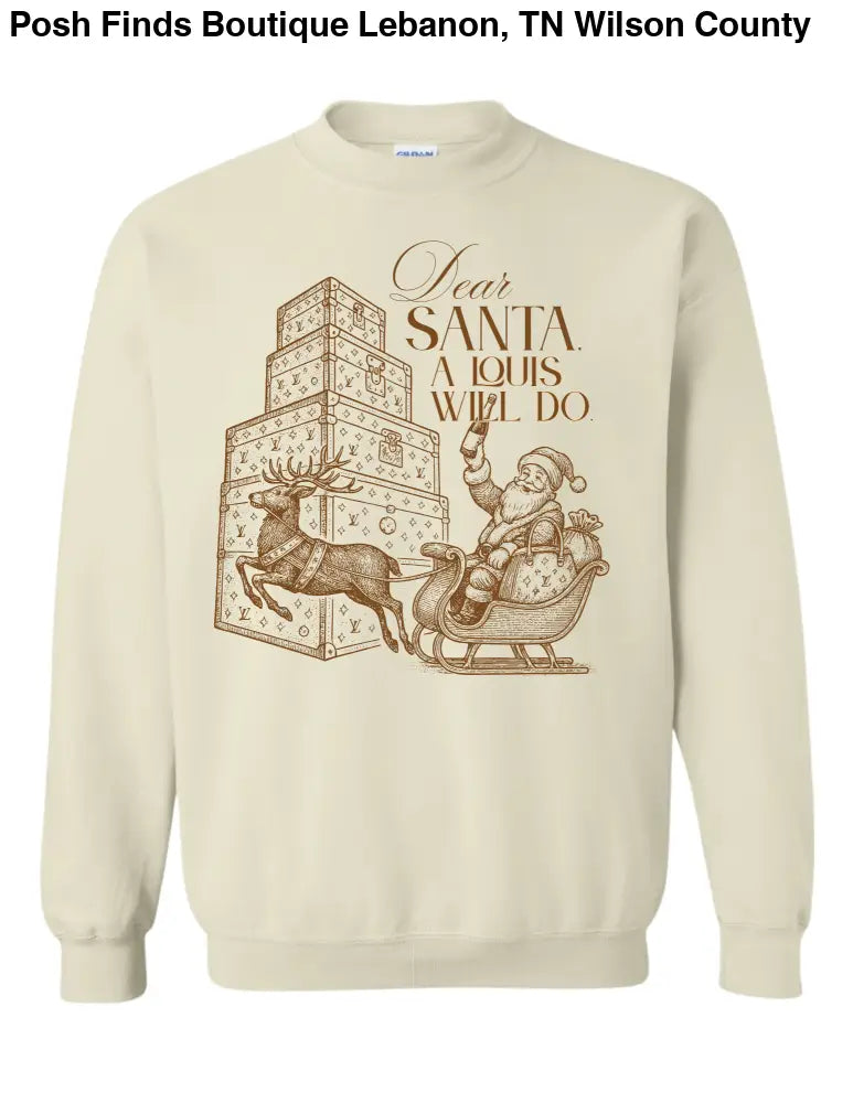 DEAR SANTA Sweatshirt - Posh Finds