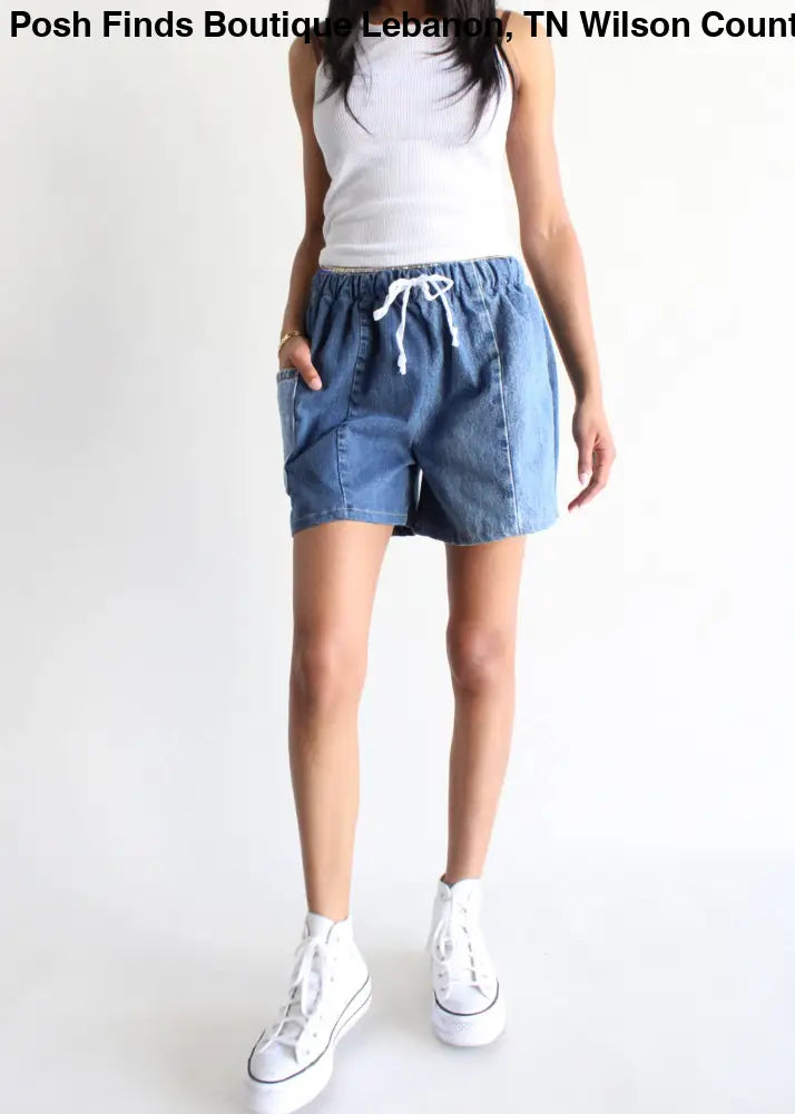 Denim Eco Short - Posh Finds