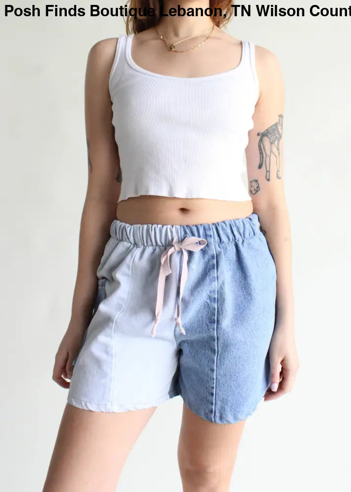 Denim Eco Short - Posh Finds