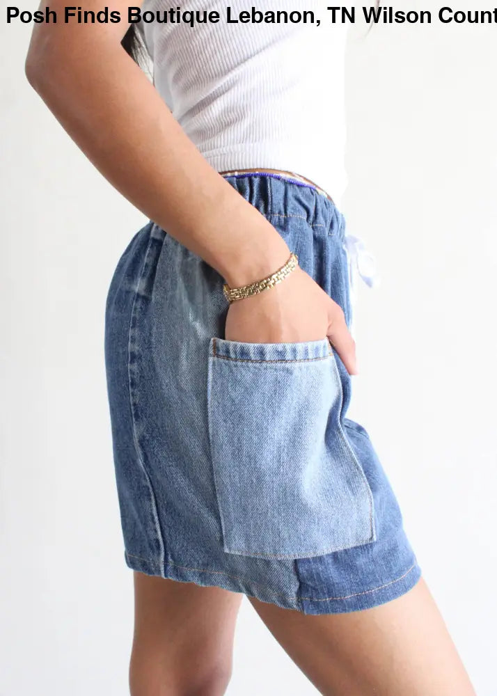 Denim Eco Short - Posh Finds