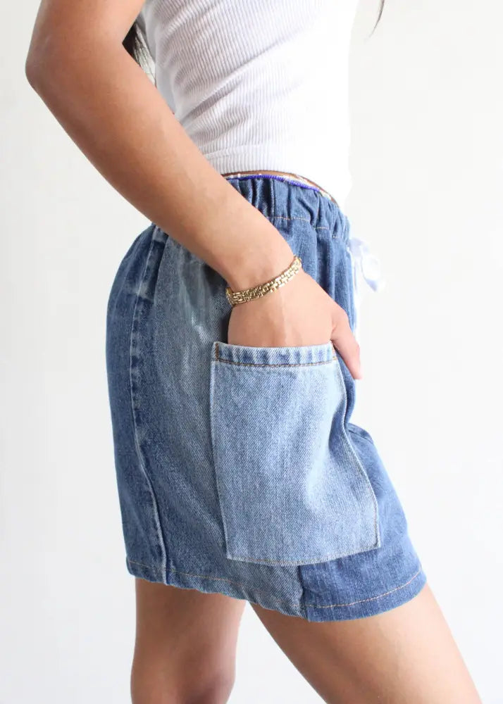Denim Eco Short - Posh Finds