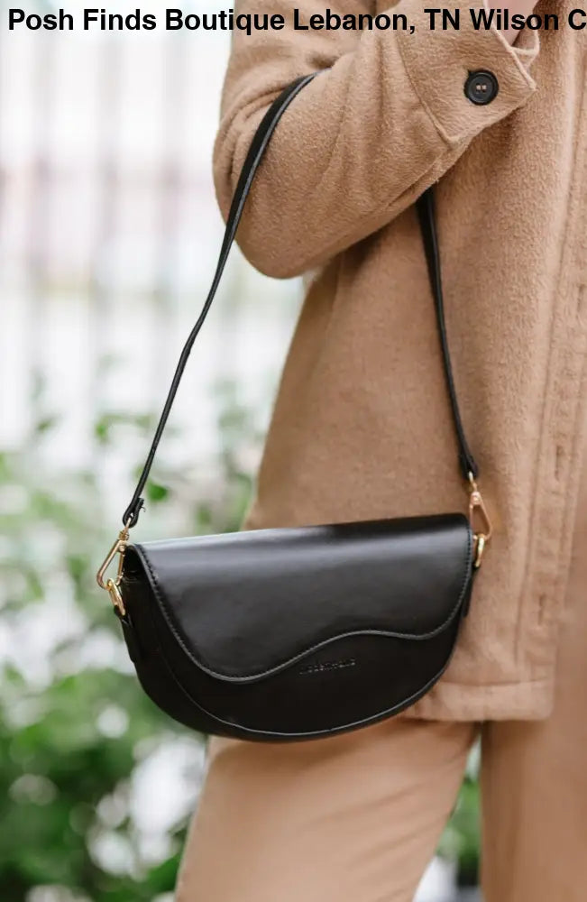 Ellis Convertible Crossbody in Black Camel or Taupe - Posh Finds