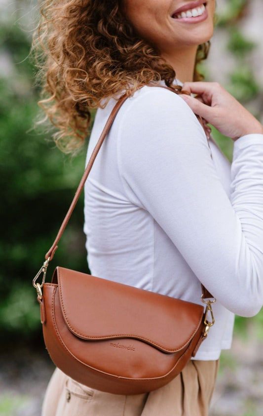 Ellis Convertible Crossbody in Black Camel or Taupe - Posh Finds