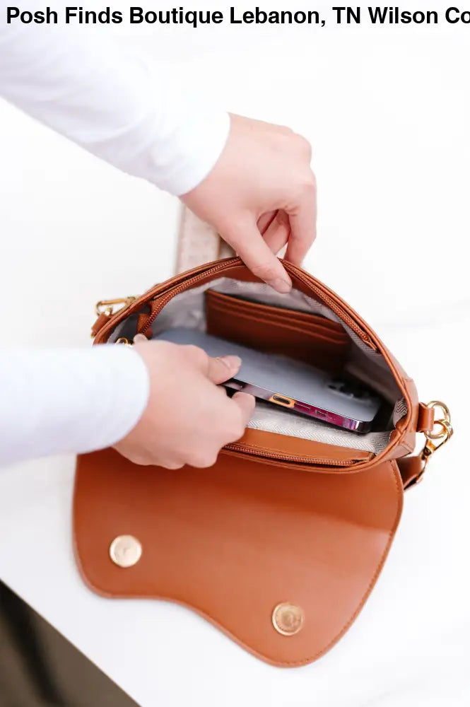 Ellis Convertible Crossbody in Black Camel or Taupe - Posh Finds