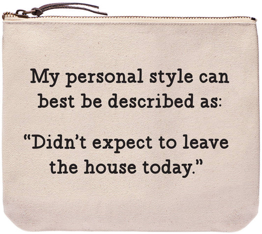 Personal style | Didn't expect to leave house | Zipper pouch - Posh Finds