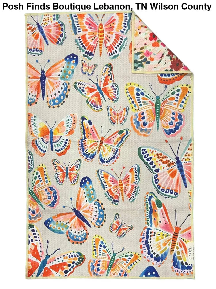 Floatie: Reversible Hand Towel: Cream/Pink / 19x29 in / Hand Towel - Posh Finds
